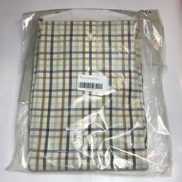 EVERLANE Plaid Standard Fit Performance Shirt - Picture 7 of 10